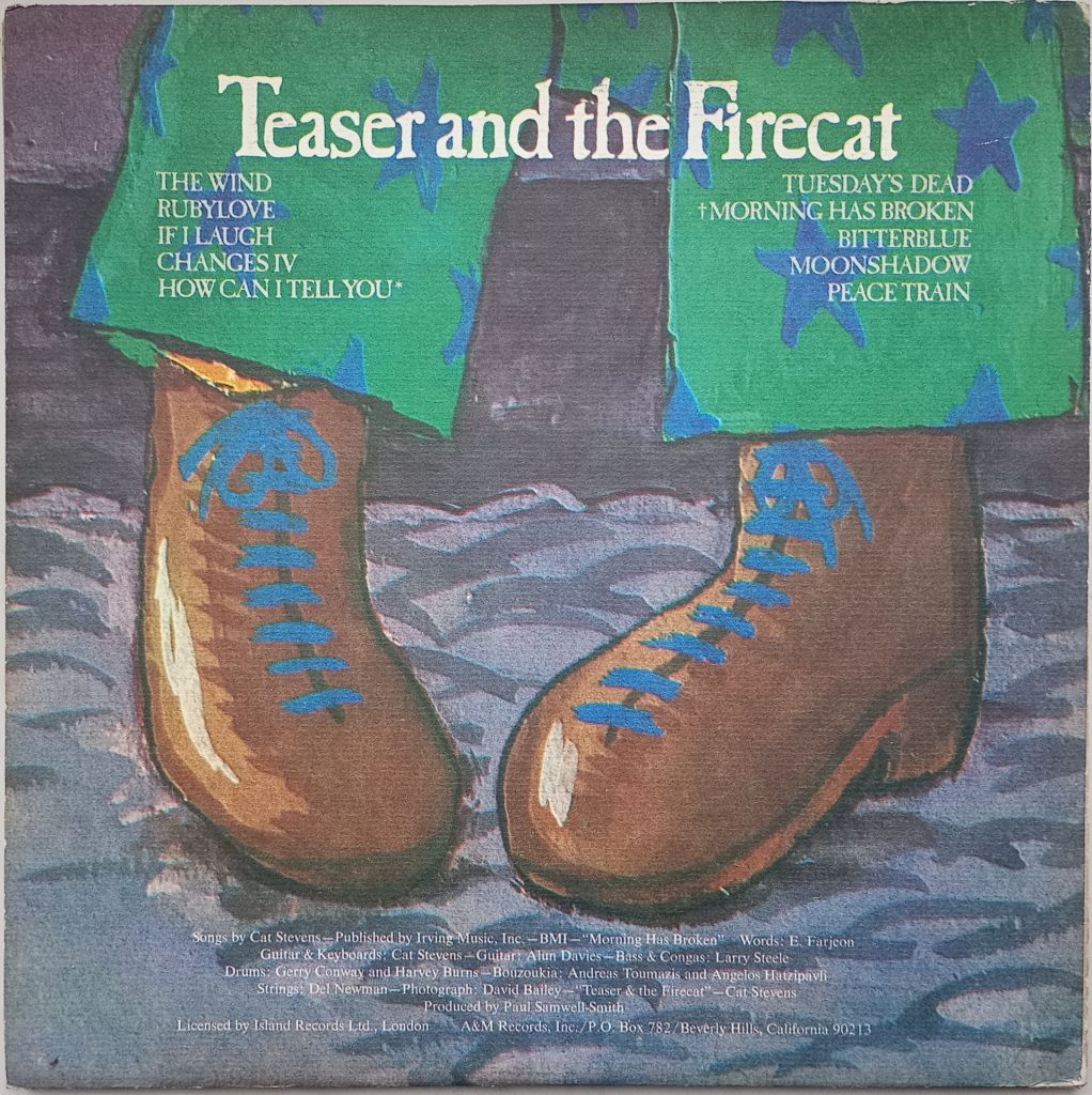 CAT STEVENS Teaser And The Firecat LP VG-/VG - фото фото фото 2