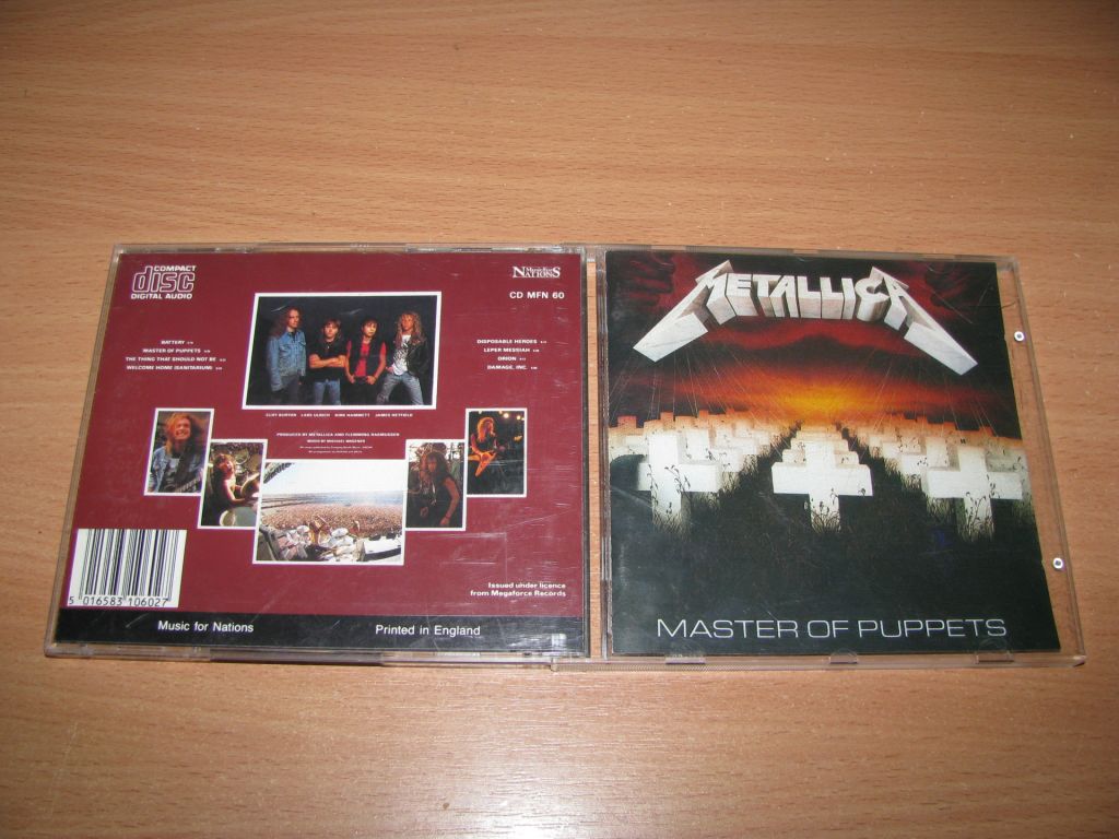 METALLICA - Master Of Puppets   (1986 Music For Nations NIMBUS,UK) - фото фото фото 0