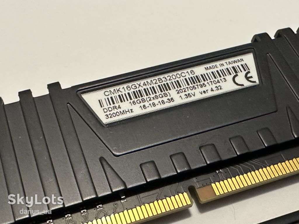 DDR4 2x8GB Corsair 3200MHz  (CMK16GX4M2B3200C16) - фото фото фото 5