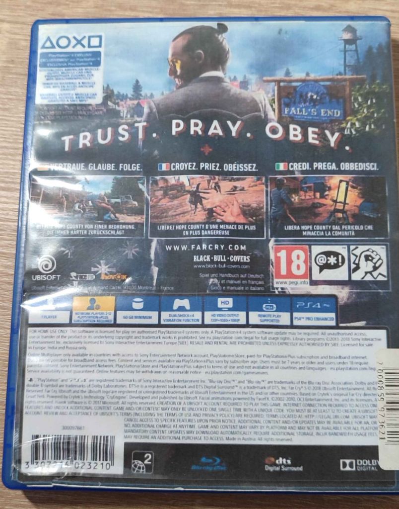 Far Cry 5 PS4 Playstation 4 б/у Английский - фото фото фото 1