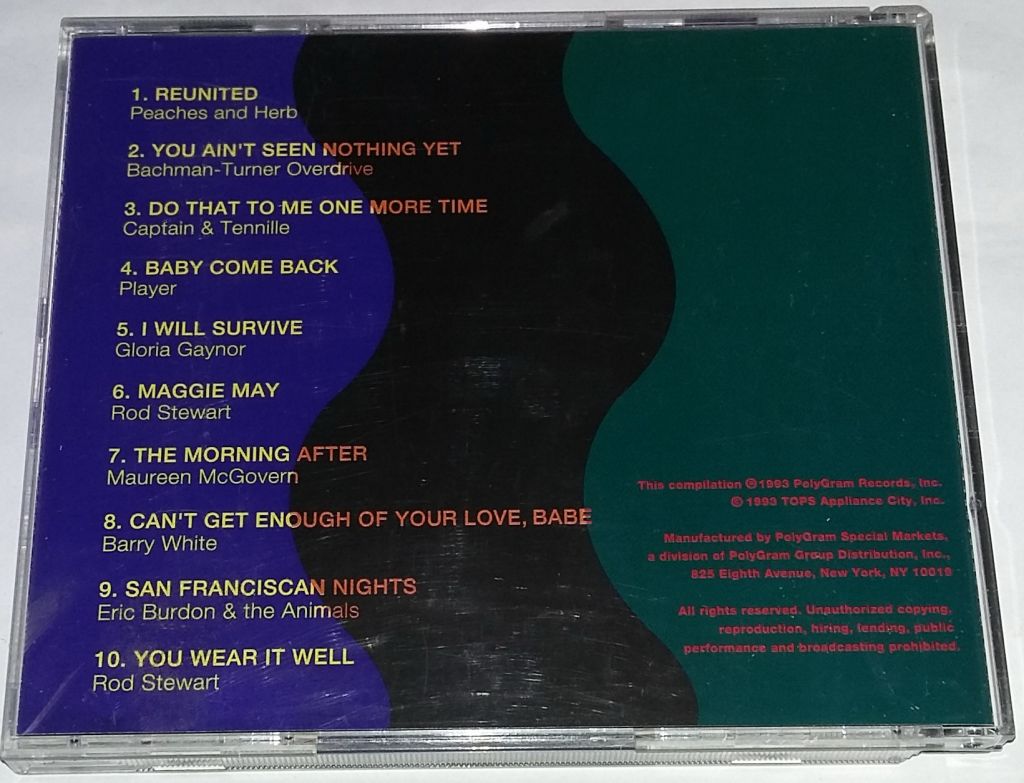 VARIOUS Hits Of The 70's  CD US - фото фото фото 2