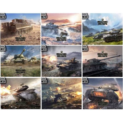 Геймерский коврик World of Tanks с красочным принтом 25х22 см - фото фото фото 2