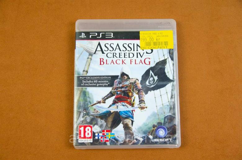 Диск для Playstation 3, гра ASSASSINS CREED IV - BLACK FLAG - фото фото фото 0