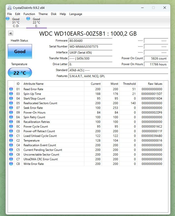 Робочий HDD 3.5 WD Green 1Tb Western Digital - фото фото фото 1