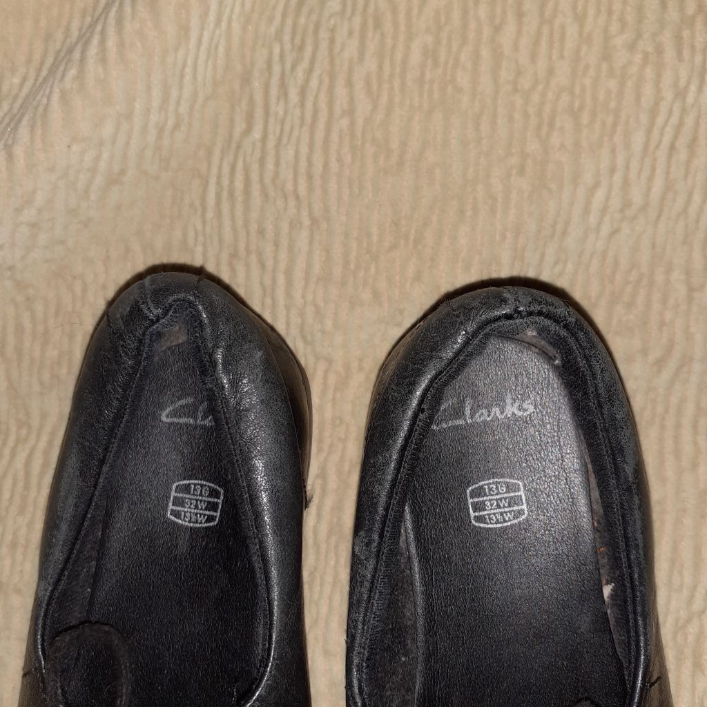 Кожаные туфли Clarks 32р. - фото фото фото 2