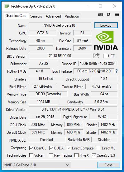 Видeокарта Asus NVIDIA GeForce GT210 1Gb - фото фото фото 5