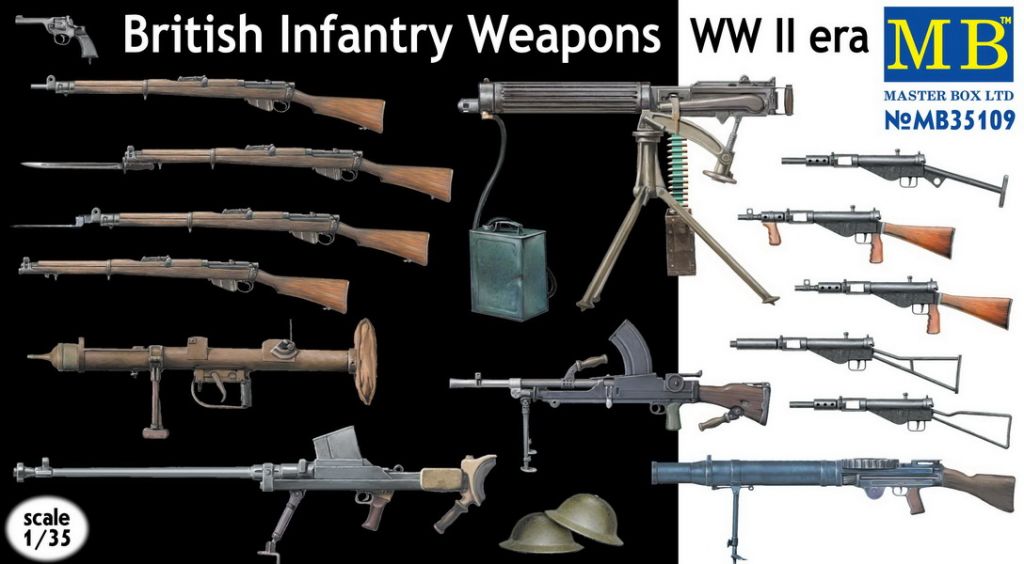 Master Box 35109 The WW2 british weapons 1/35 - фото фото фото 0