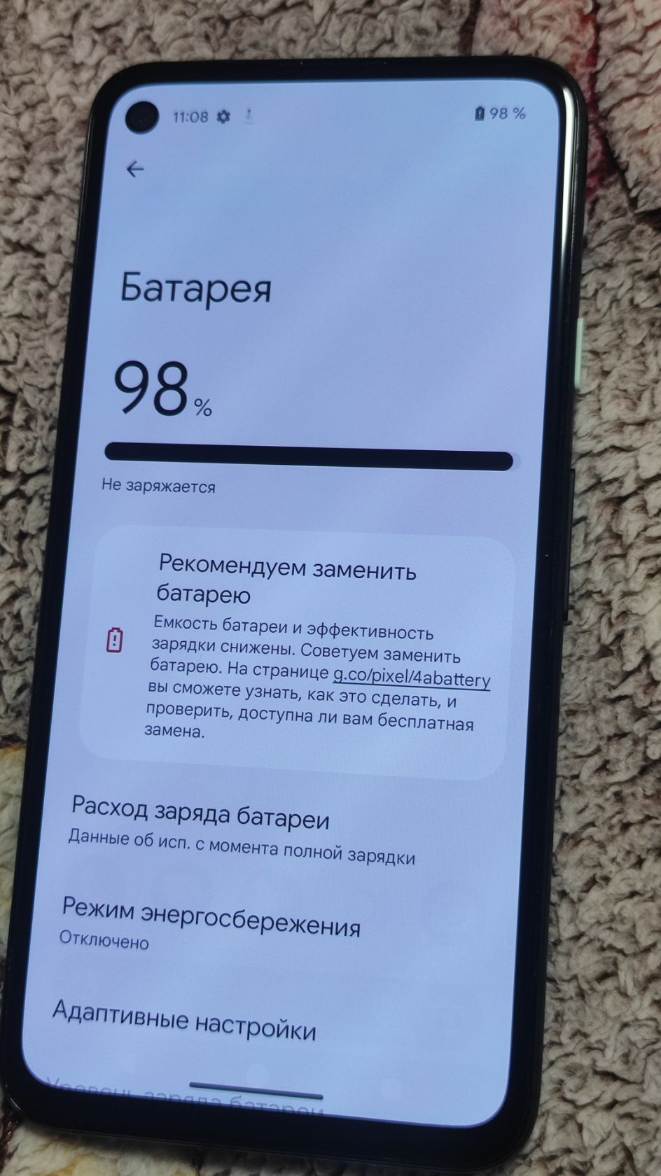 Смартфон Pixel 4a 6/128Gb optical stability 12.2Mp - фото фото фото 2