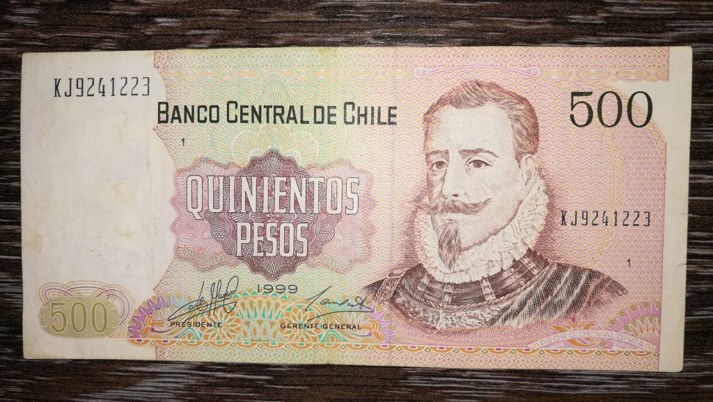 CHILE Чили 500 песо 1999 - фото фото фото 1
