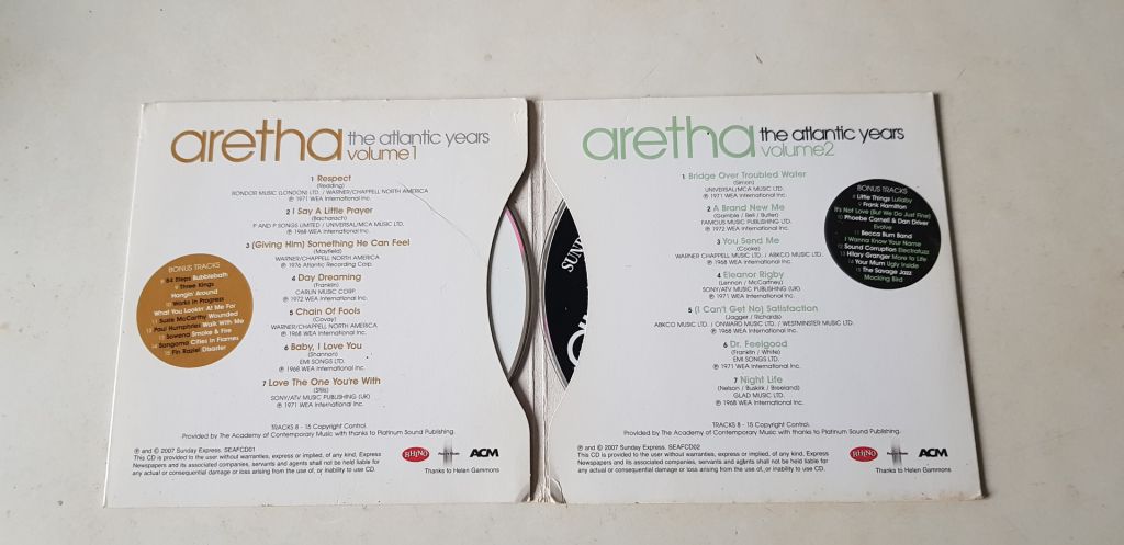 Aretha Franklin The Atlantic Years 2CD фірмовий - фото фото фото 2