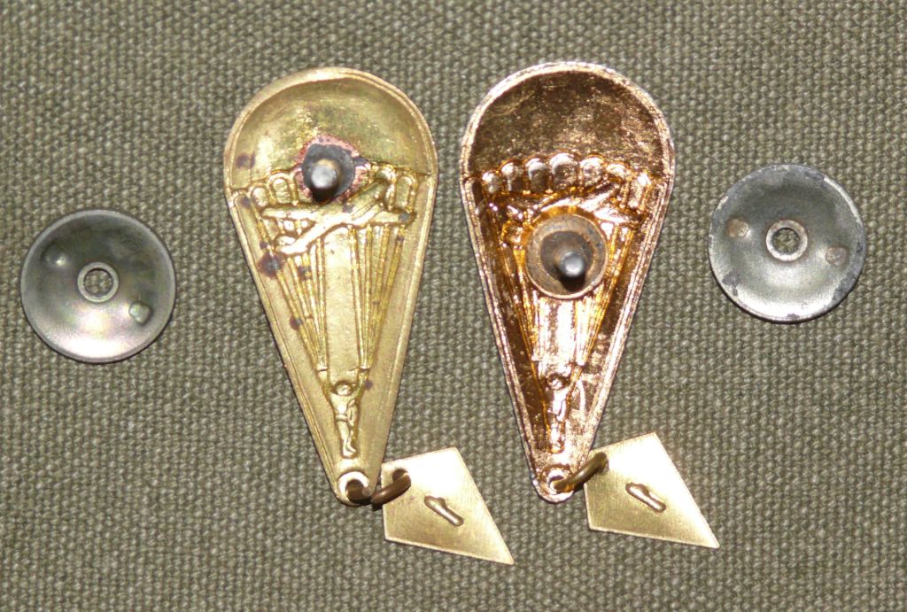 2 шт. Знак Парашютист. Тяжёлый и Лёгкий. Украина. Переходной вариант. - фото фото фото 1