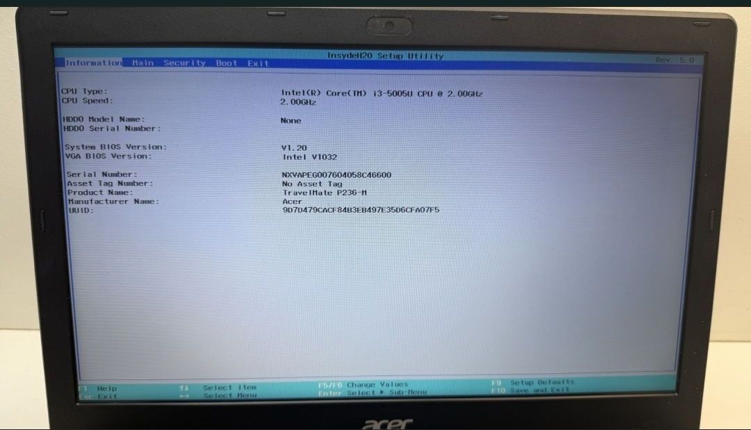 Ноутбук Acer P236 Intel Core i3-5005U DDR3-4GB - фото фото фото 1