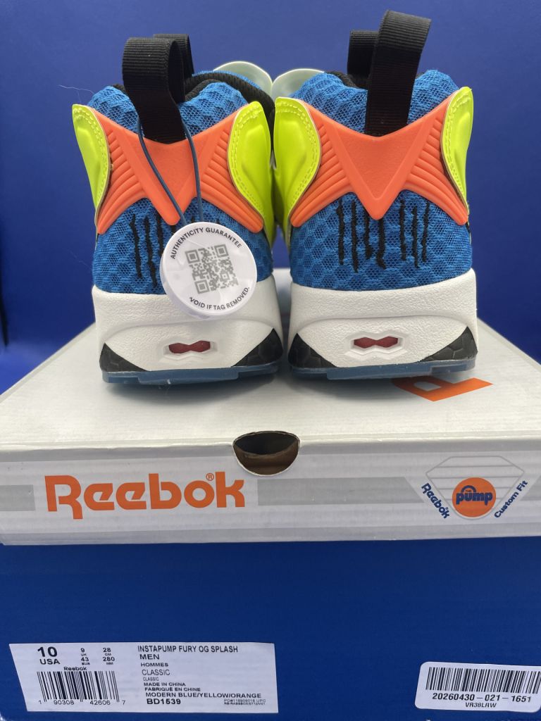 Кроссовки Reebok InstaPump Fury OG Splash BD1539  (US 10) - фото фото фото 1