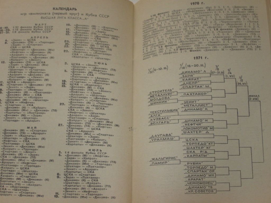 Книга справочник-календарь ФУТБОЛ 1971 - XV ежегодный выпуск - фото фото фото 5
