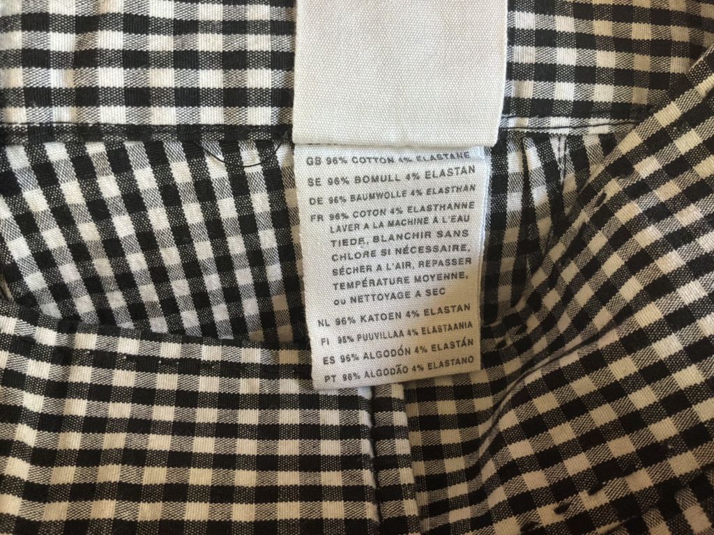 Бриджи черно-белые H&amp;M, р.38/S - фото фото фото 3