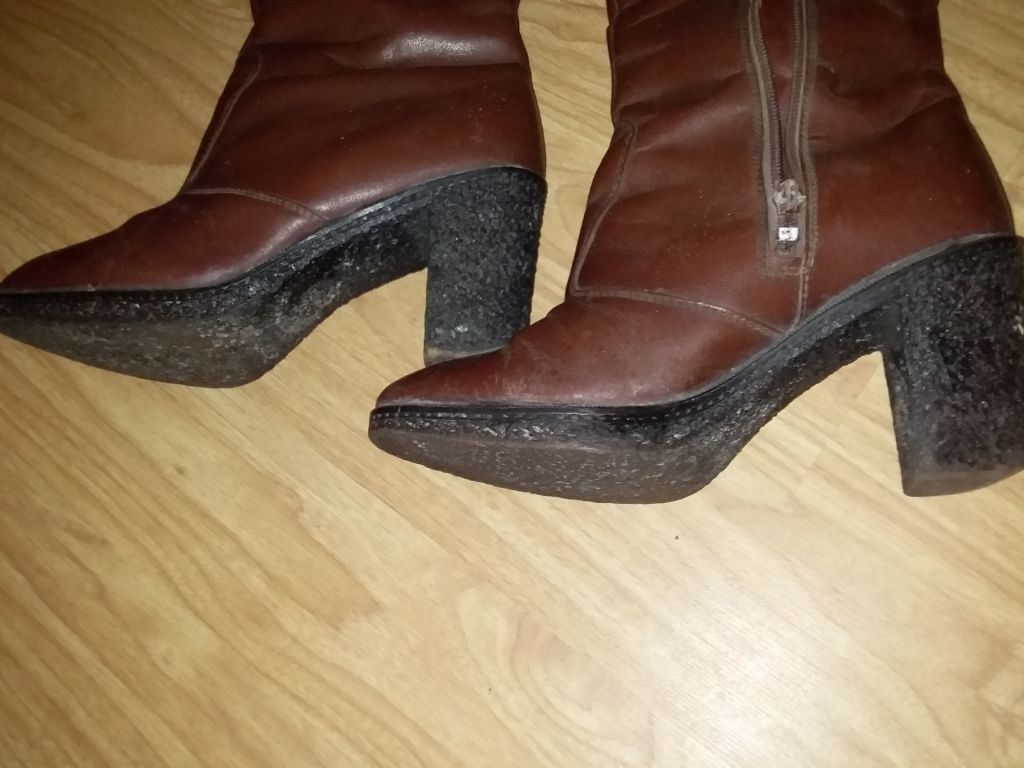 Шкіряні чоботи 39р зима Югославія - фото фото фото 3