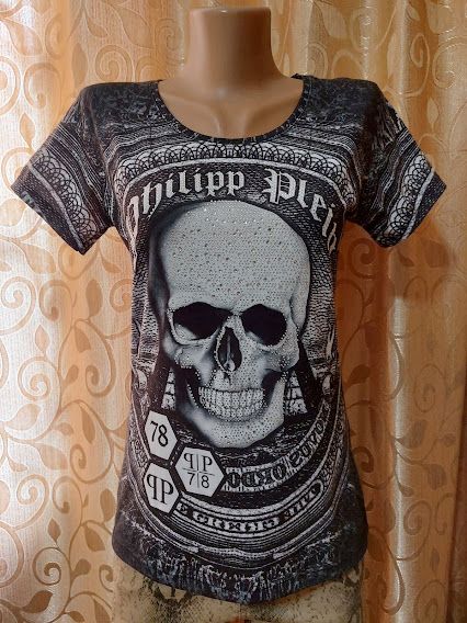 Стильная женская футболка Philipp Plein - фото фото фото 2