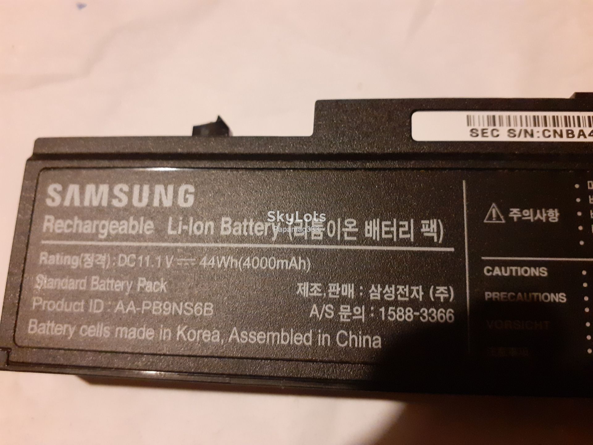 Батарея для ноутбука Samsung AA-PB9NS6B  7.13 - фото фото фото 4