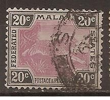 Малайская федерация 1923 Sc.66 гаш. - фото фото фото 0