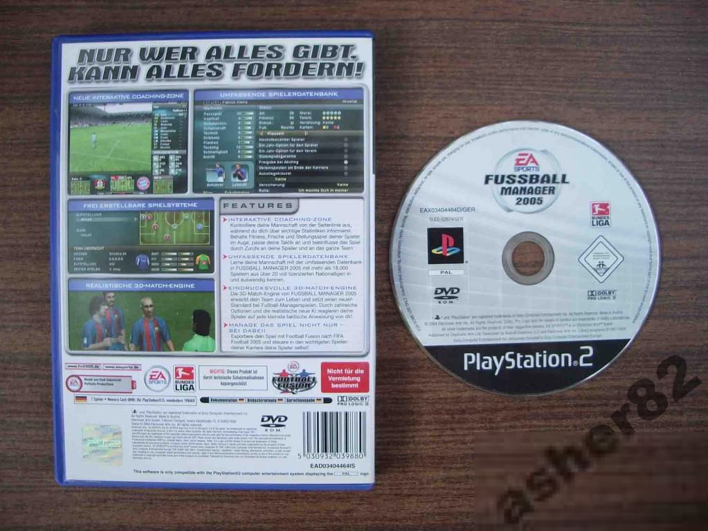 Игра на PS2 "Football Manager 2005         (Total Club Manager 2005)"        (PAL) - фото фото фото 1