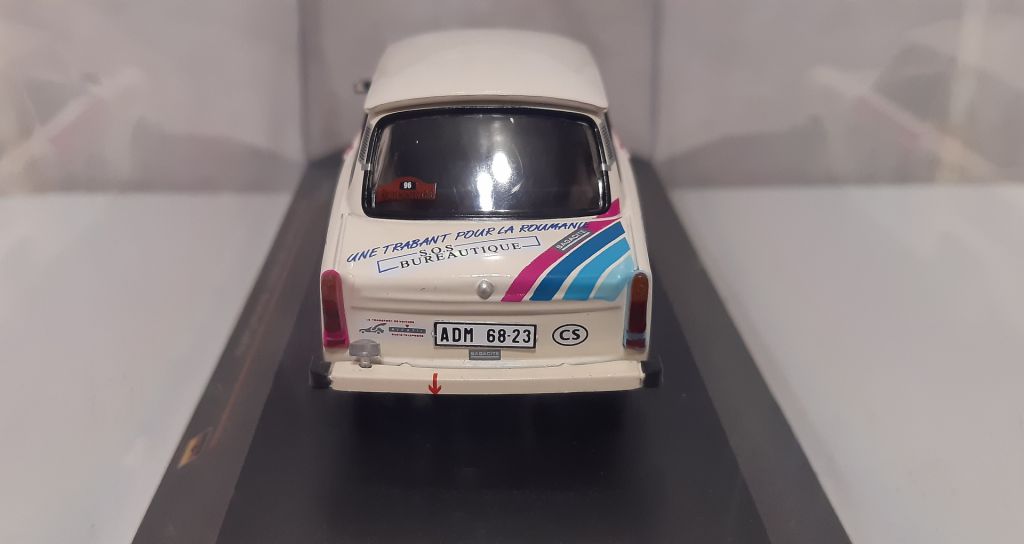 1/43 TRABANT-601 №96 Rally Monte Carlo 1992. IST Models. - фото фото фото 5