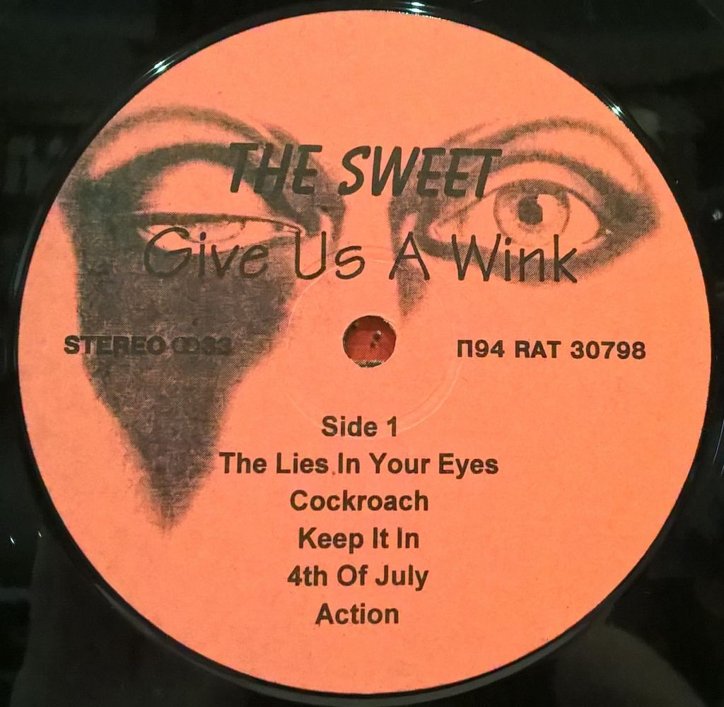 Sweet - Give Us A Wink! - 1976.    (LP). 12. Vinyl. Пластинка. - фото фото фото 2