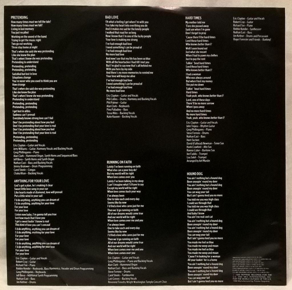 Eric Clapton - Journeyman - 1989.     (LP). 12. Vinyl. Пластинка. Poland. - фото фото фото 5