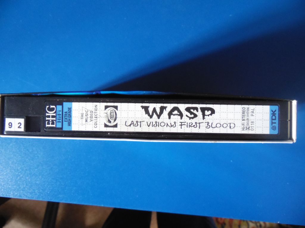 Видеокассета VHS W.A.S.P. WASP "First Blood... Last Visions..." - фото фото фото 3