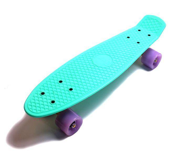 Penny Board Бирюзовый цвет Светящиеся колеса (1819484818) - фото фото фото 0