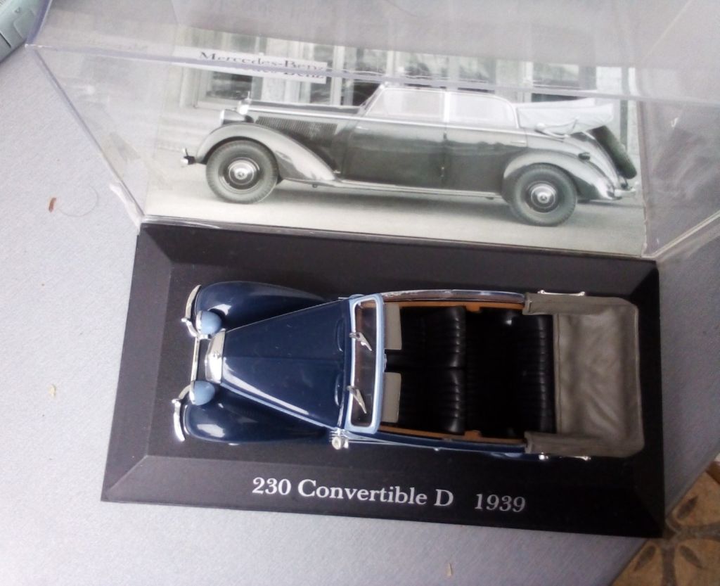 1/43 Mercedes-Benz 230 Convertible D 1939 by Mercedes Collection - фото фото фото 1