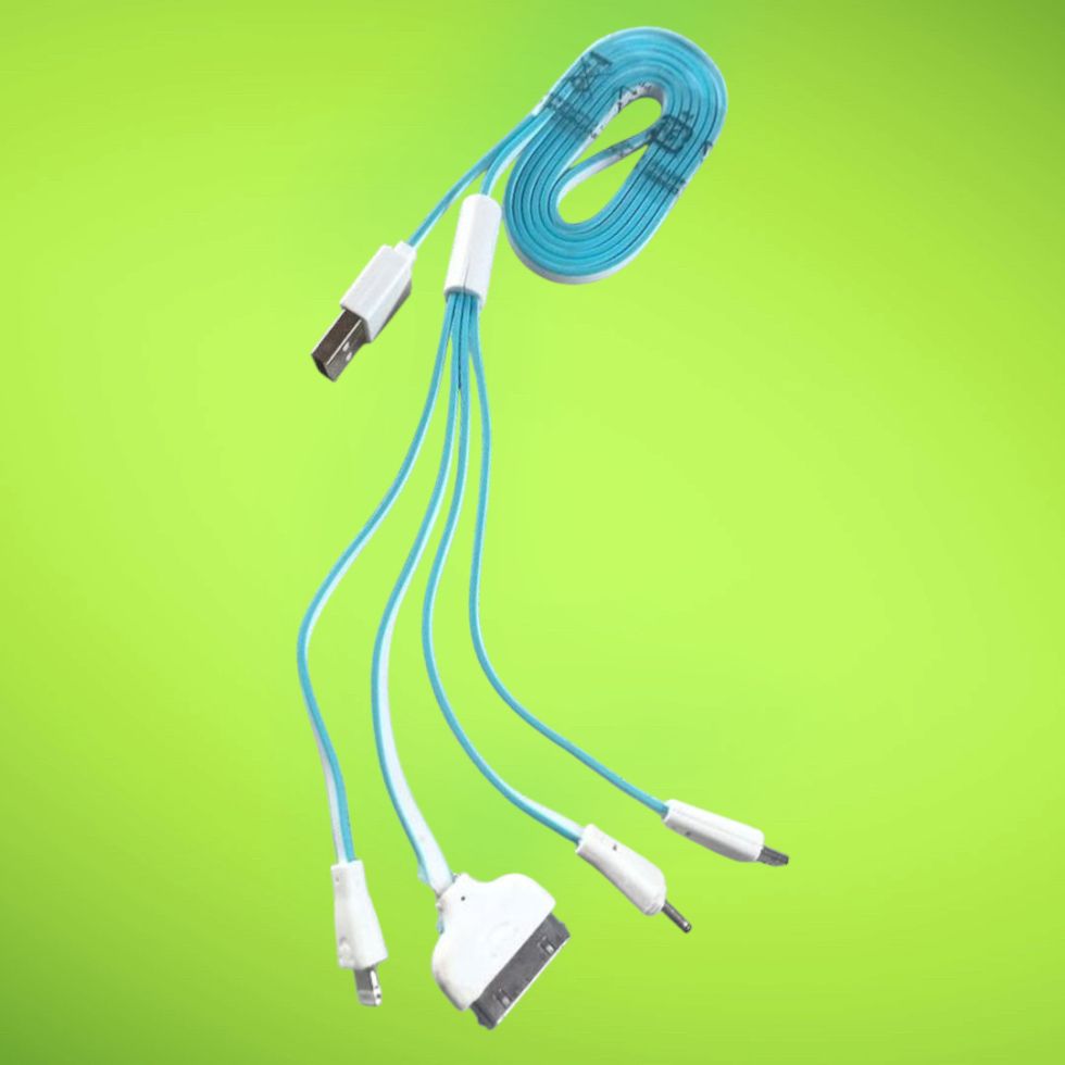 Шнур Кабель 4in1 flat для смартфона - фото фото фото 3