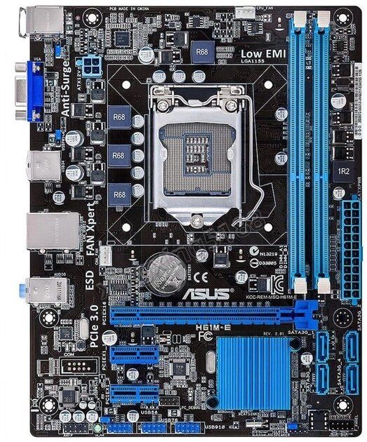 Asus H61M-E    (s1155, H61, PCI-Ex16) - фото фото фото 0
