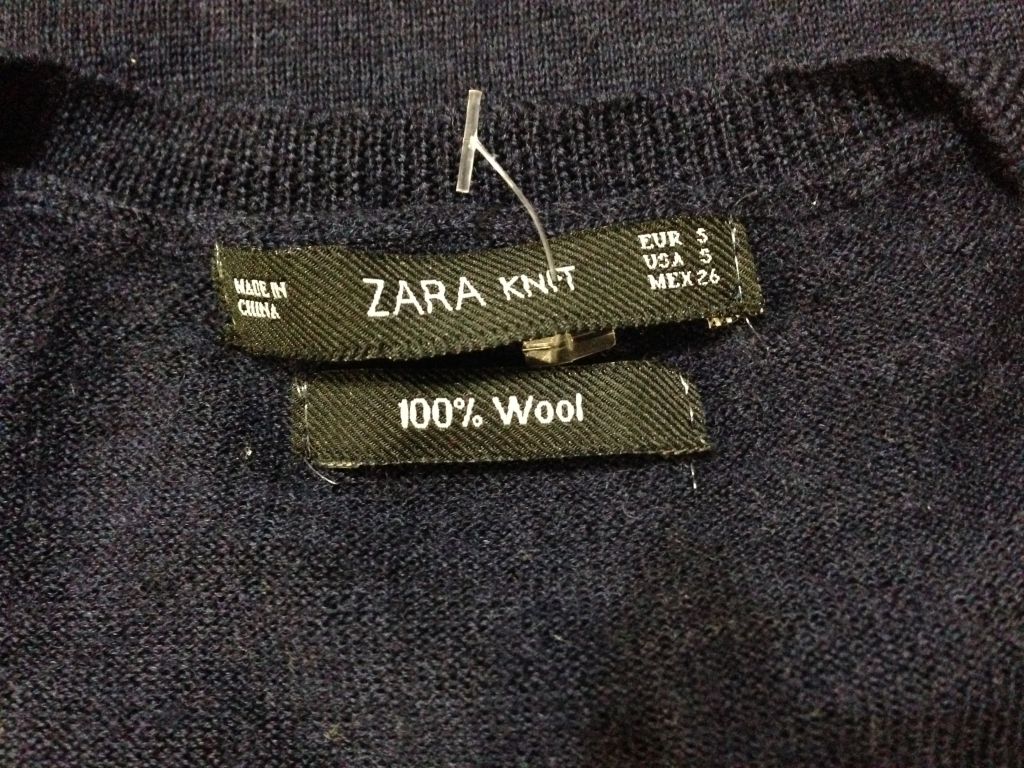 Кофточка жен. Zara,тонкая шерсть,р.26/S - фото фото фото 5