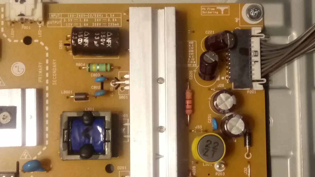 ПЛАТА БЛОК ПИТАНИЯ  EAX65423701      (2.0) С TV LG 42LB561V РАЗБОРКА - фото фото фото 4