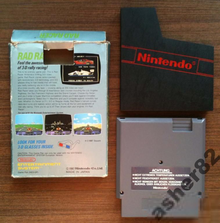 Игра на NES "Rad Racer"    (PAL) - фото фото фото 1