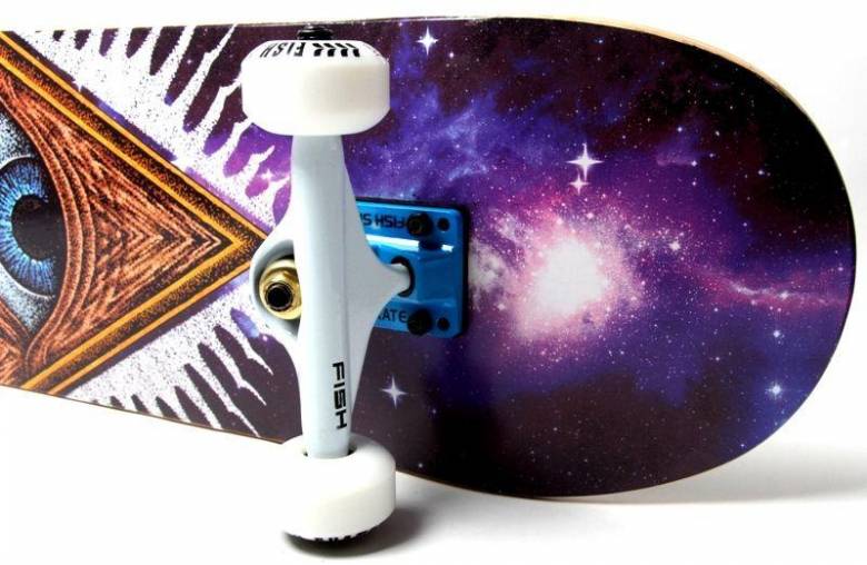 СкейтБорд деревянный от Fish Skateboard EYE (416188052) - фото фото фото 4