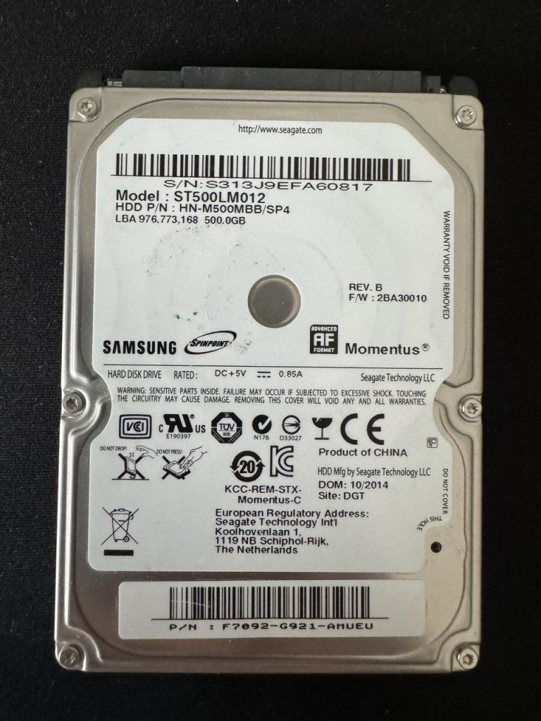 Жесткий диск HDD 2.5 SATA 500Gb для ноутбука - фото фото фото 0