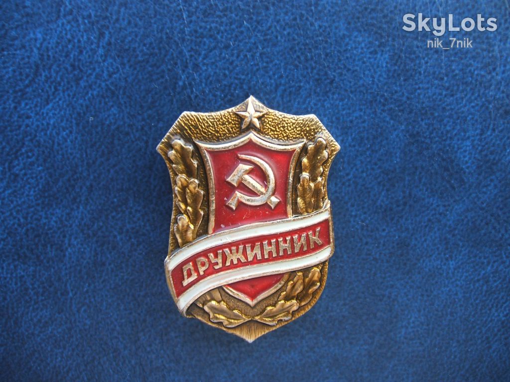 Знак. Дружинник. - фото фото фото 2