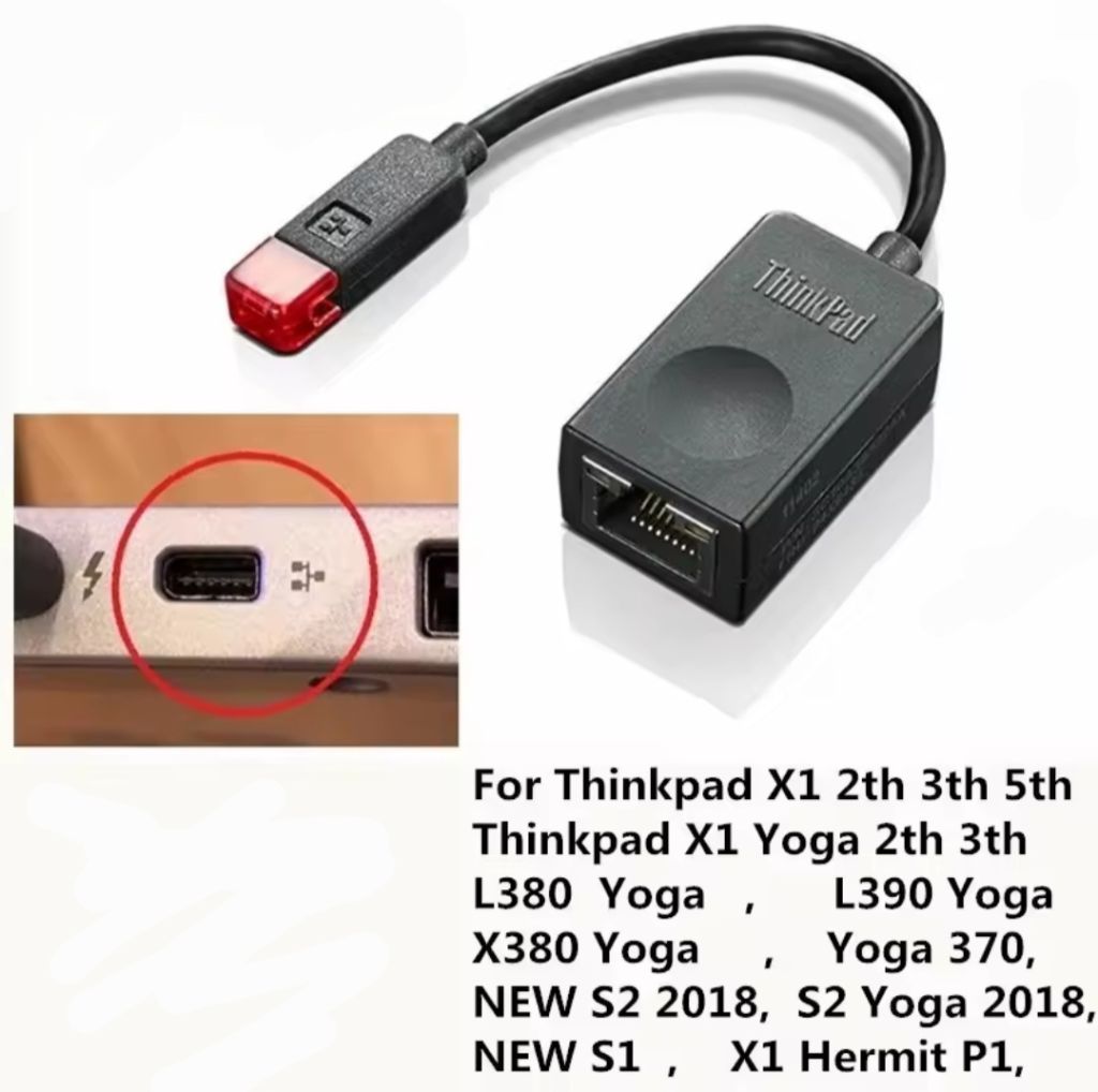 Ethernet RJ45 адаптер для Lenovo gen1 - фото фото фото 2
