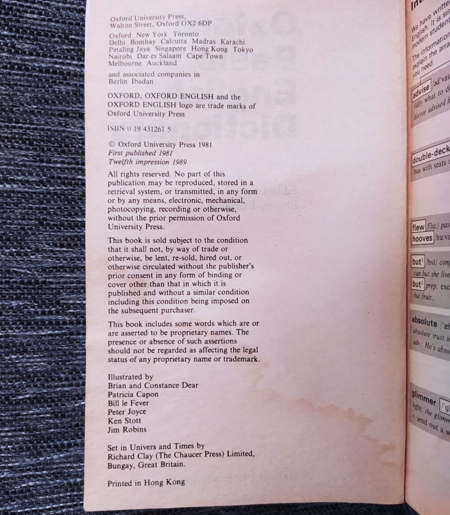 Oxford Basic English Dictionary -1989г. Oxford University Press. - фото фото фото 4
