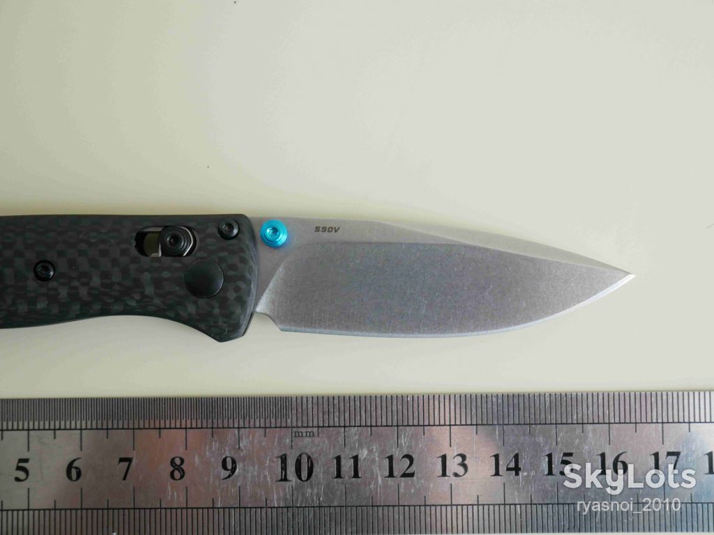 Bench 533-3 MINI BUGOUT, Replica, CARBON, D2 Stonewash, EDC, outdoor, Axis Lock - фото фото фото 4