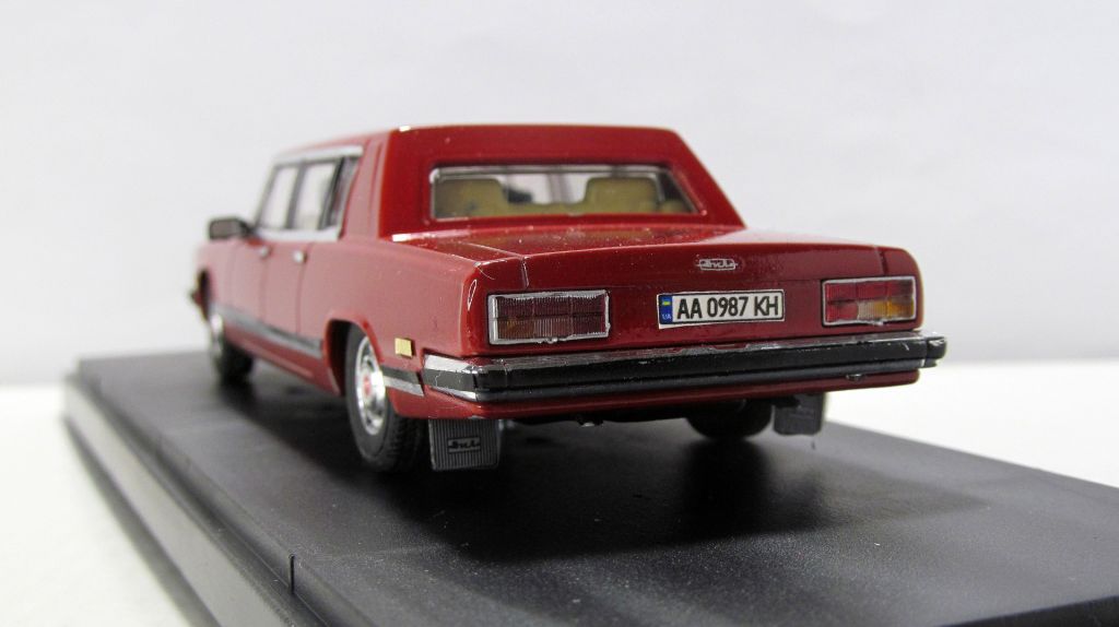 Конверсия красный ЗИЛ-41045 1983, DiamonD. Перекрас, лак, детализация 1:43 бокс. - фото фото фото 11