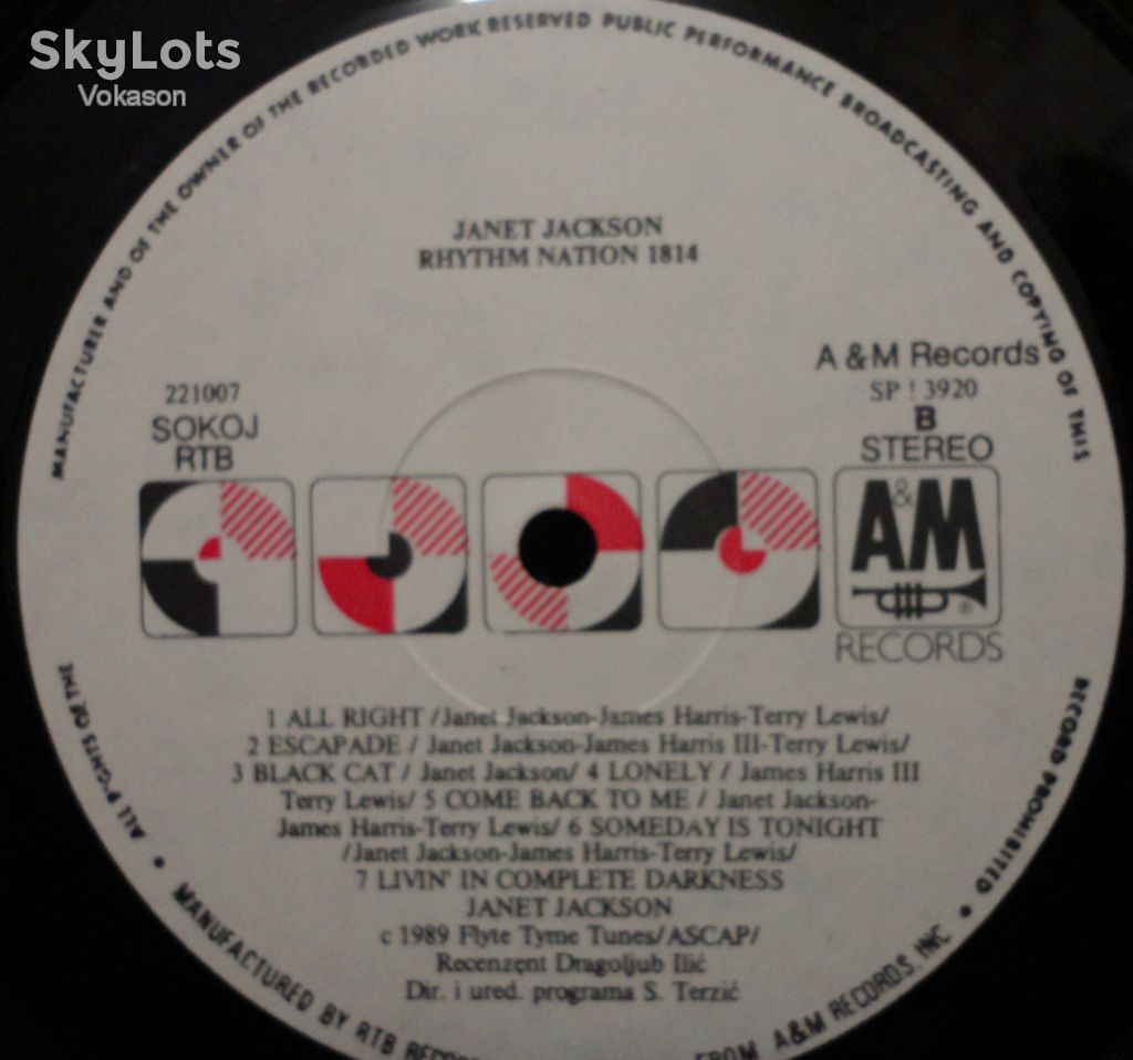 Janet Jackson - Rhythm Nation 1814  NM/NM/NM+ - фото фото фото 2