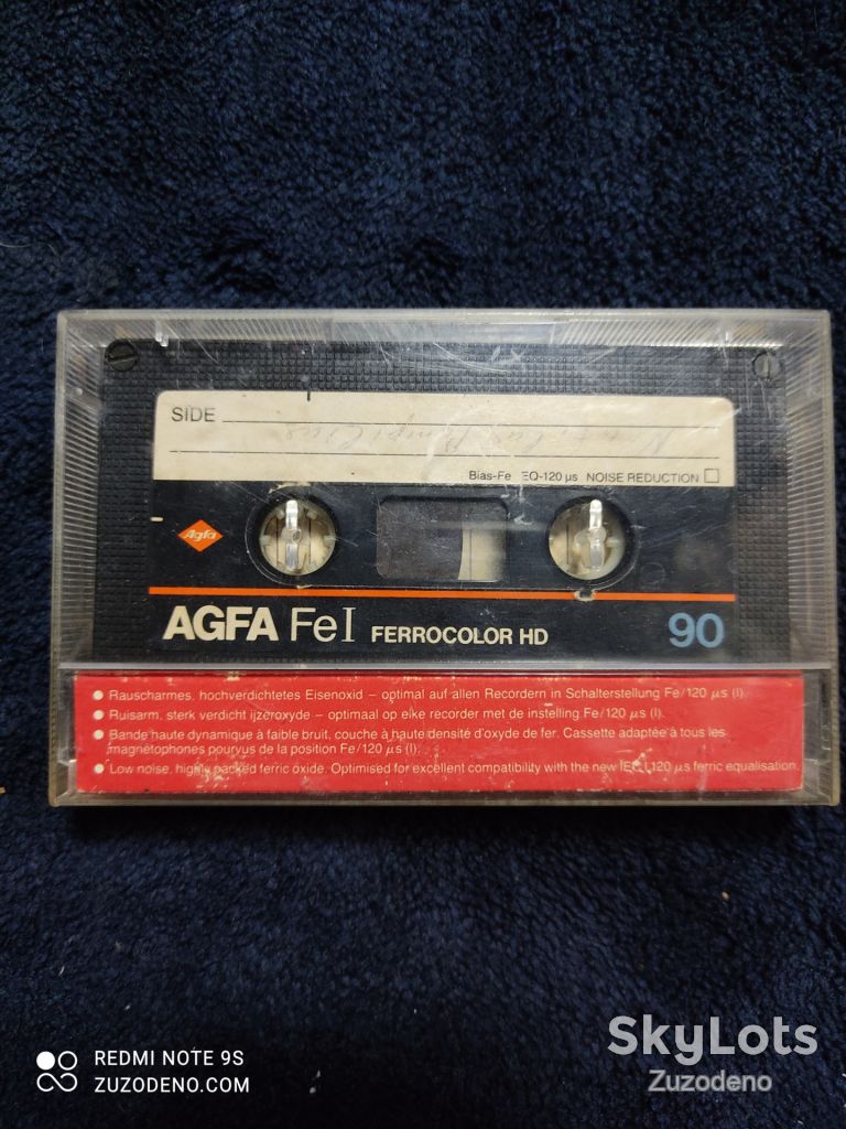 Б/У Аудио кассета AGFA FeI 90 - фото фото фото 0