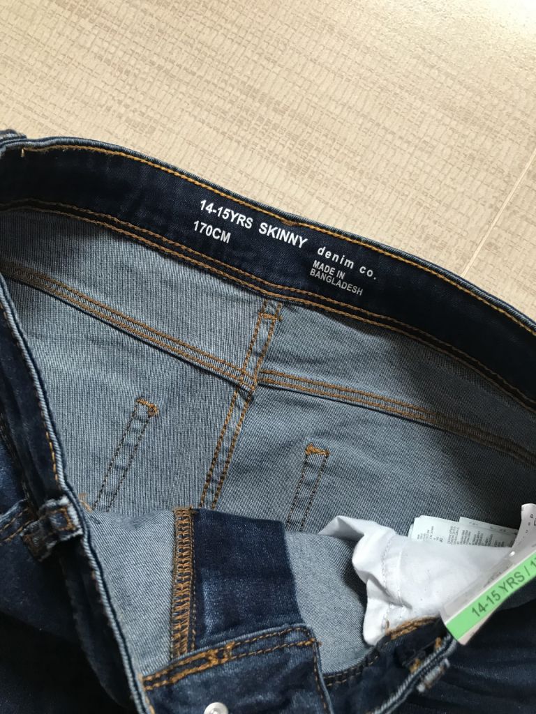 Крутые джинсы подростку stretch skinny fit от Primark.  Рост 170   (14-15 лет) - фото фото фото 6