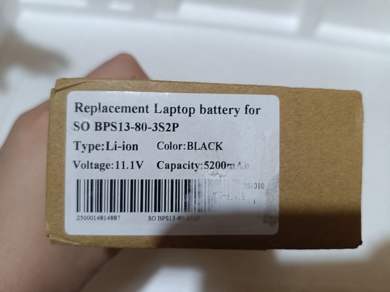 Акумулятор для ноутбука Sony VAIO                       (VGP-BPS13B/S): 11.1 В, 5200 мА·год. Амазон - фото фото фото 3