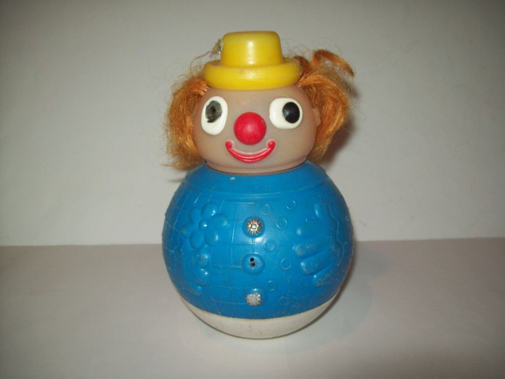 Игрушка неваляшка Клоун СССР Вятка - фото фото фото 0