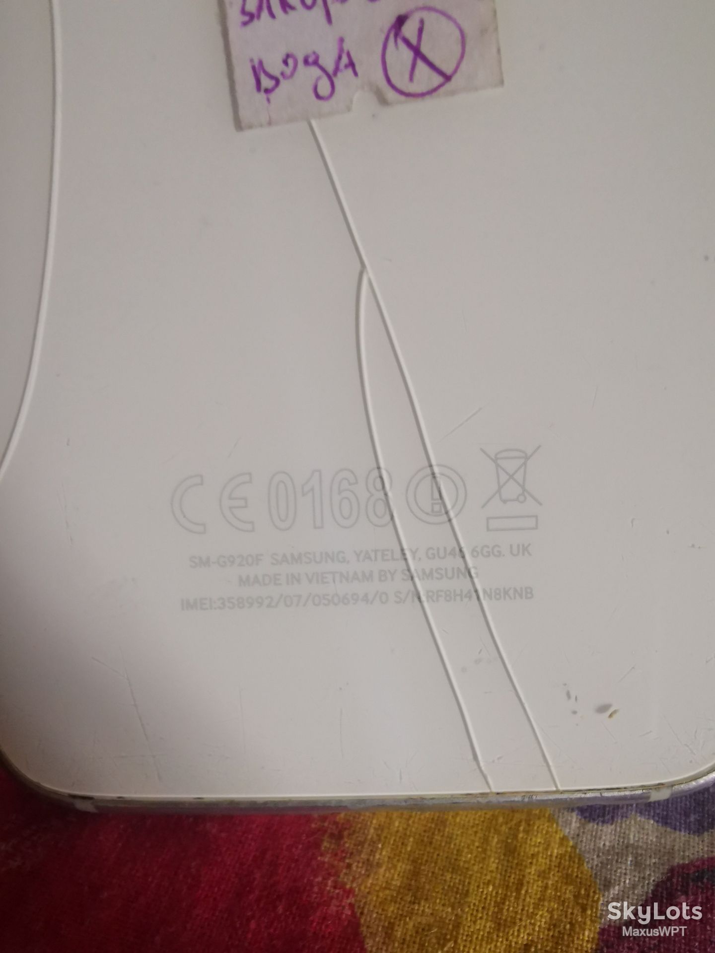 #2167 Sklad Samsung S6 white g920f - фото фото фото 4