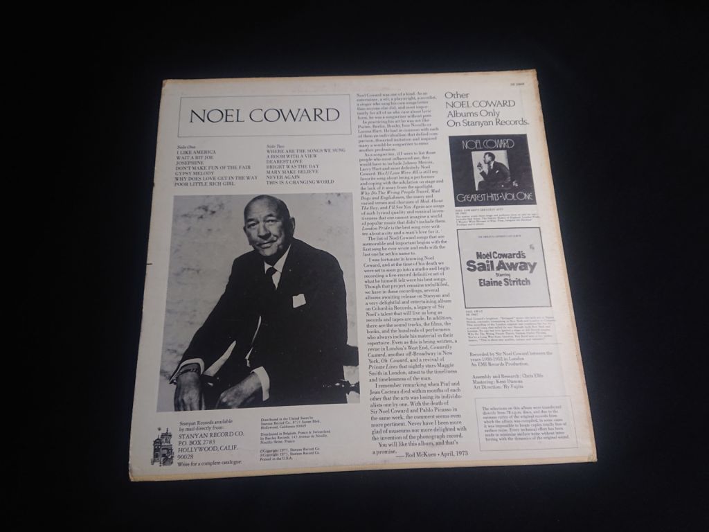 Винил - Noёl Coward - 1899-1973   (Jazz Pop/Vocal) - фото фото фото 3