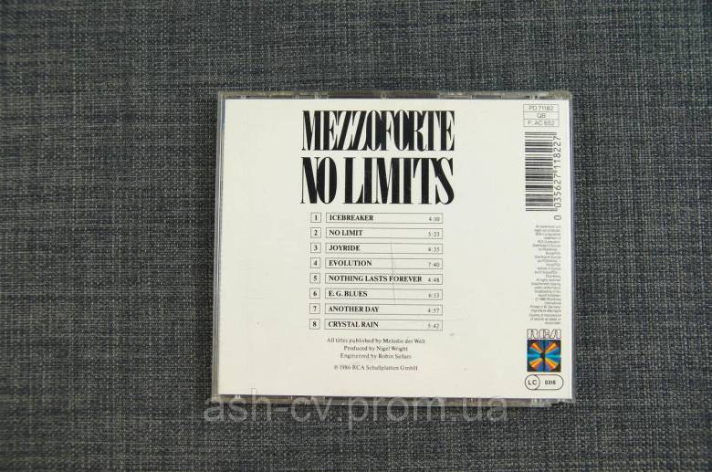 Музичний CD, Mezzoforte - No Limits (1986) - фото фото фото 2